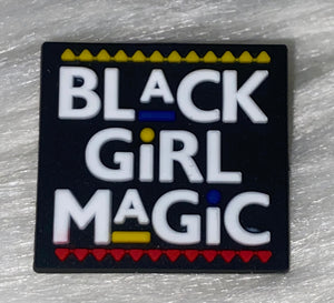 Black Girl Magic- Croc Charm