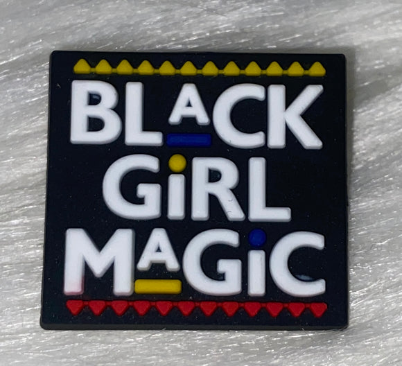 Black Girl Magic- Croc Charm