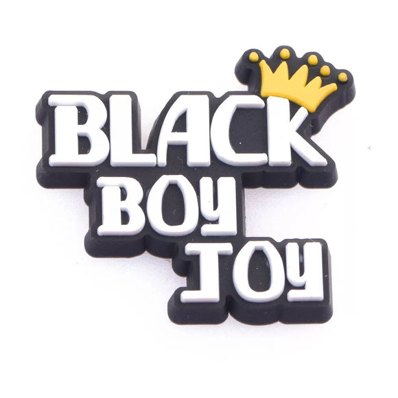 Black Boy Joy- Croc Charm
